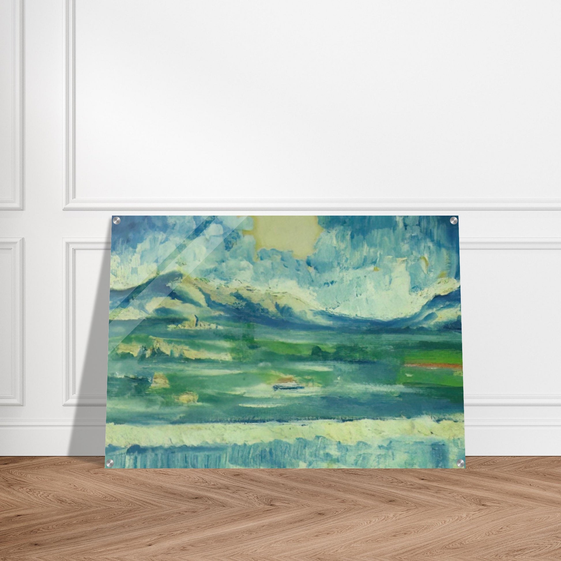 LANDSCAPE NEAR AMPURDAN 2 - Salvador Dali Acrylic Print - 70x100 cm / 28x40″ inches | Salvador Dali Wall Art | Salvador Dali Prints