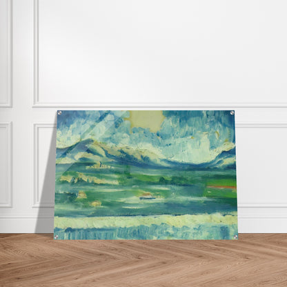 LANDSCAPE NEAR AMPURDAN 2 - Salvador Dali Acrylic Print - 70x100 cm / 28x40″ inches | Salvador Dali Wall Art | Salvador Dali Prints