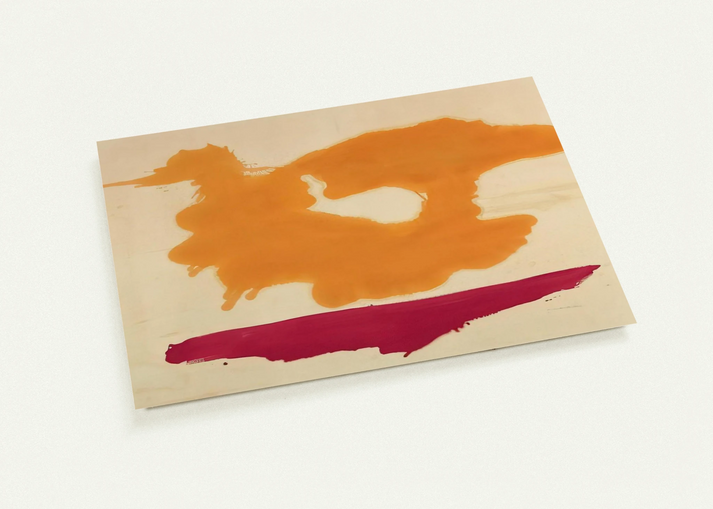 Only Orange - 1963 By Helen Frankenthaler Pack of 10 Post Cards | Helen Frankenthaler Post Cards | A6 (10.5 x 14.8 cm) - 4.1 x 5.8 inches