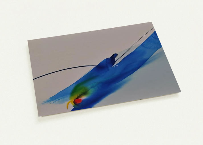 Phenomena Calling - 1969 By Paul Jenkins Pack of 10 Post Cards | Paul Jenkins Post Cards | A6 (10.5 x 14.8 cm) - 4.1 x 5.8 inches