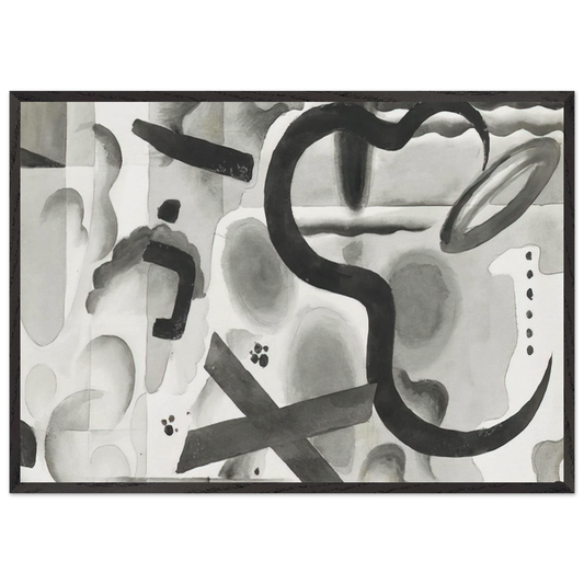 Untitled - Dada - Julius Evola Framed Art Print – Black Wooden Frame - Default Title - -Framed Art Print