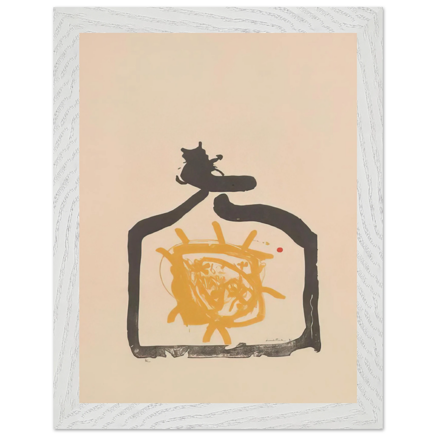 Helen Frankenthaler - May 26th Backwards - 1961 Wall art - 30x45 cm / 12x18 inches - Premium Wooden Framed Poster With Fine Art Paper - Wood frame
