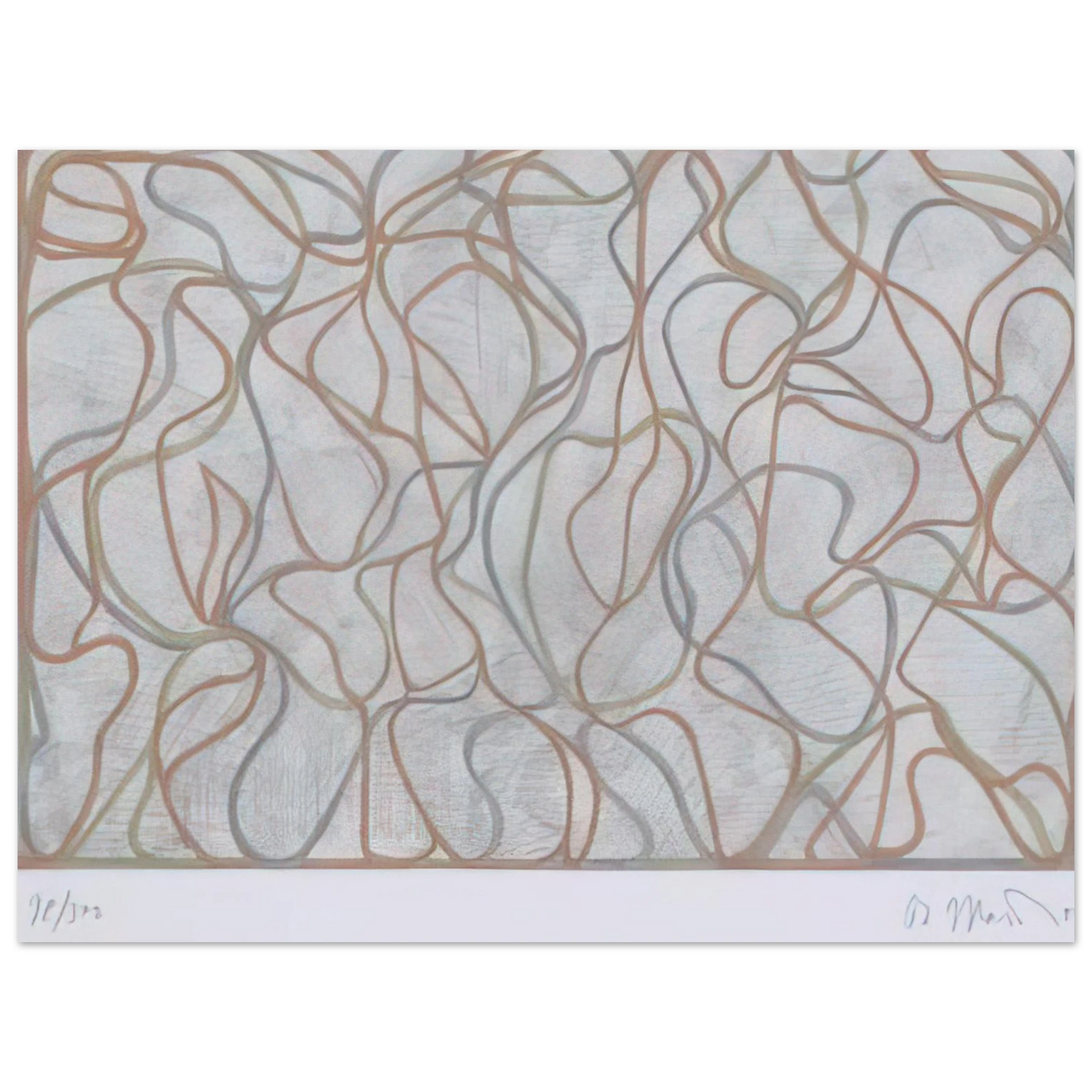 Brice Marden - Distant Muses - 2000 Fine Art Poster - Default Title