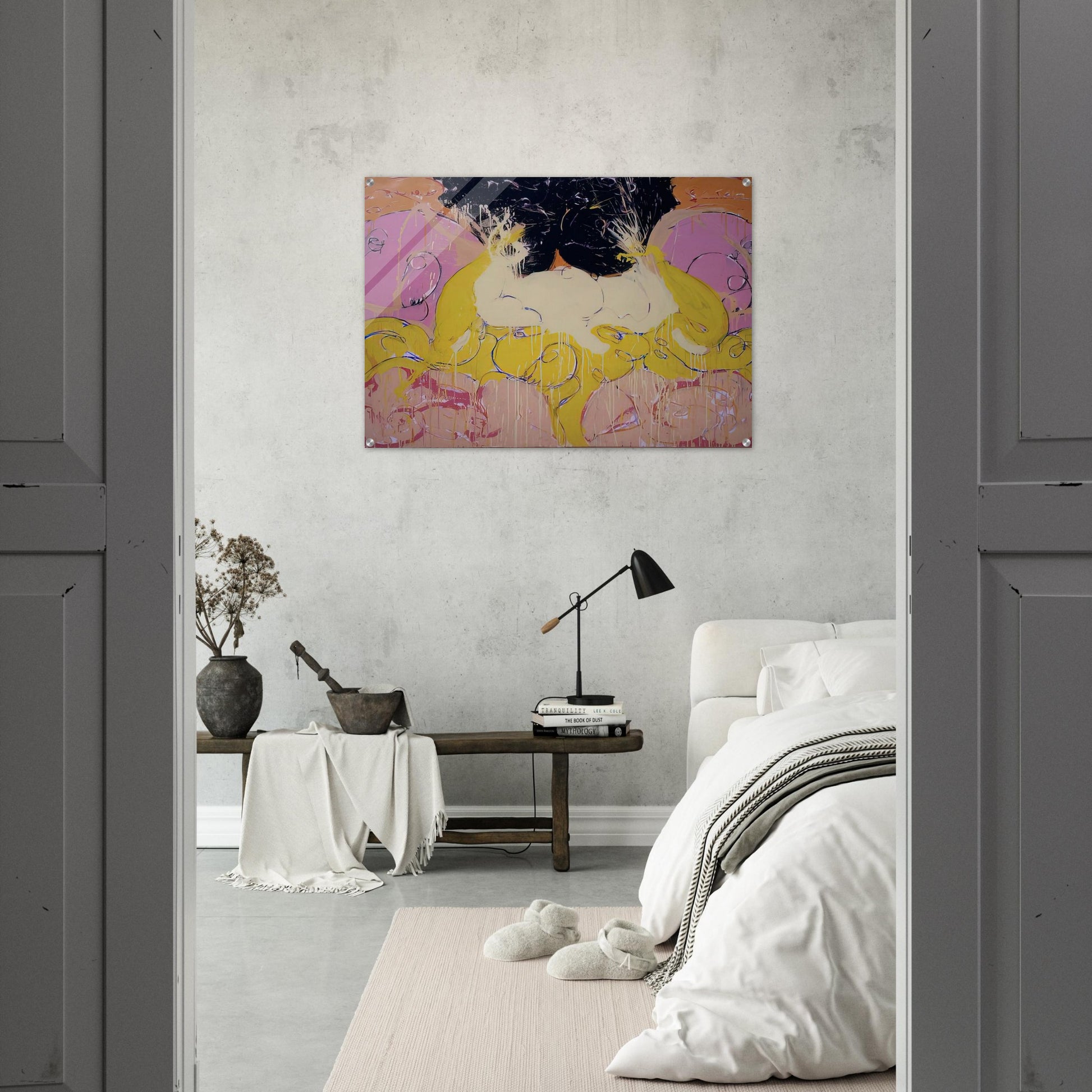 Untitled Drawing #3 - 1984 - Norman Bluhm Acrylic Print - 70x100 cm / 28x40″ inches | Norman Bluhm Wall Art | Norman Bluhm Prints