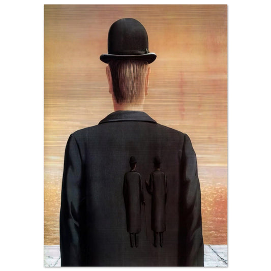THE SPIRIT OF ADVENTURE 1962 - Rene Magritte Brushed Aluminum Print - 70x100 cm / 28x40 inches | Rene Magritte Aluminum Print | Rene Magritte Prints