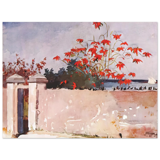 Winslow Homer - A WALL NASSAU Fine Art Poster - Default Title