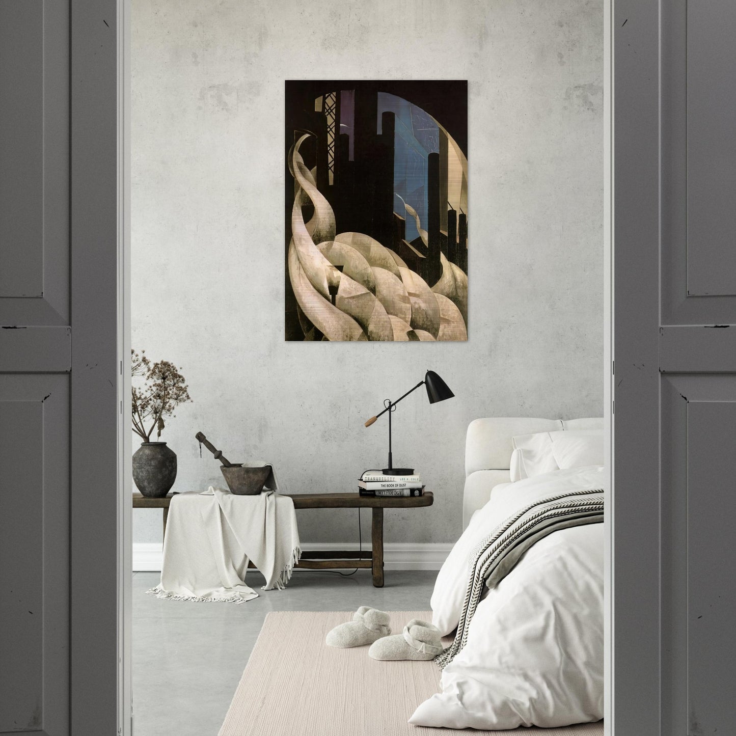 Incense of a New Church - 1921 - Charles Demuth Brushed Aluminum Print - 70x100 cm / 28x40 inches | Charles Demuth Aluminum Print | Charles Demuth Prints