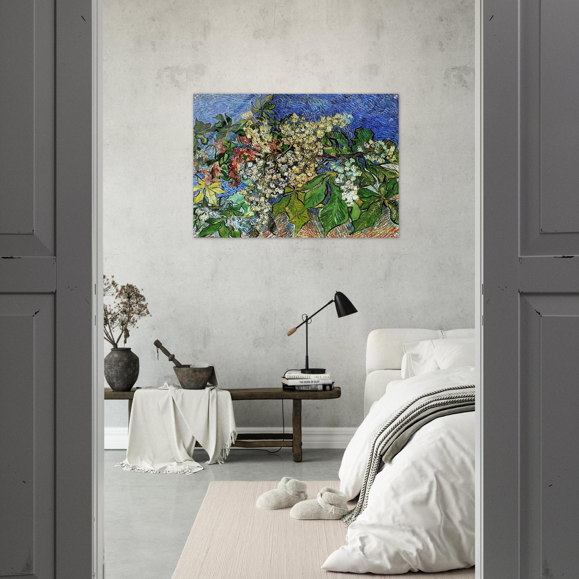 Blossoming Chestnut Branches - Vincent van Gogh Acrylic Print - 70x100 cm / 28x40″ inches | Vincent van Gogh Wall Art | Vincent van Gogh Prints