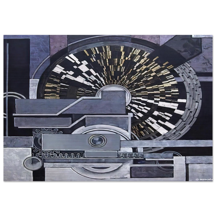 Music - Frantisek Kupka Brushed Aluminum Print - 70x100 cm / 28x40 inches | Frantisek Kupka Aluminum Print | Frantisek Kupka Prints