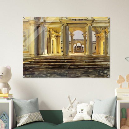 Villa Papa Giulla - John Singer Sargent Acrylic Print - 70x100 cm / 28x40″ inches