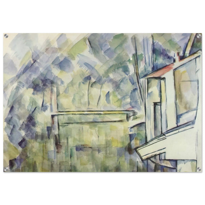 Mill on the River - Paul Cézanne Acrylic Print - 70x100 cm / 28x40″ inches