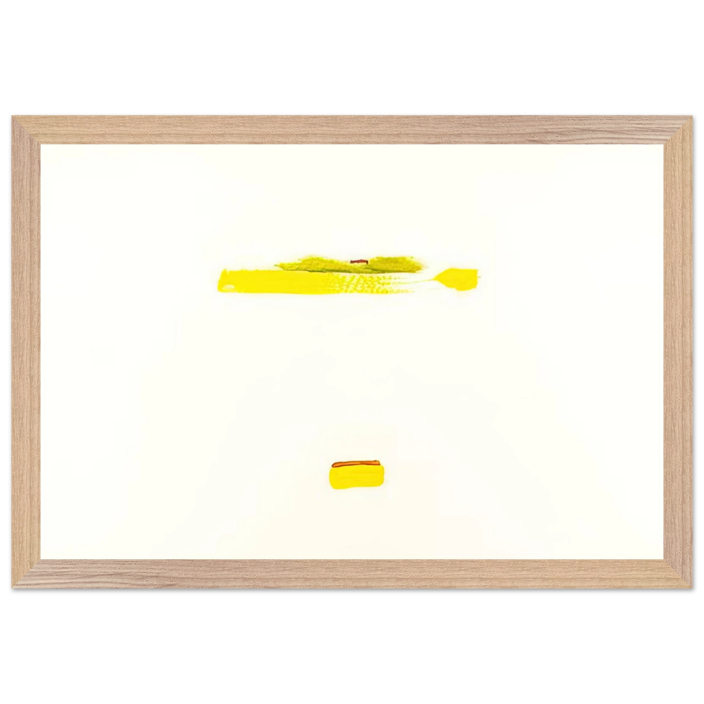 Helen Frankenthaler - New York III - 1972 Wall art - A3 (29.7 x 42  cm) - Premium Wooden Framed Poster With Fine Art Paper - White frame