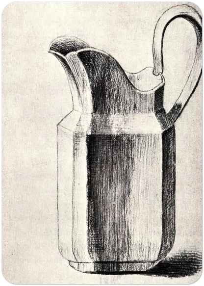 Milk Jug By Vincent van Gogh Pack of 10 Post Cards | Vincent van Gogh Post Cards | A6 (10.5 x 14.8 cm) - 4.1 x 5.8 inches