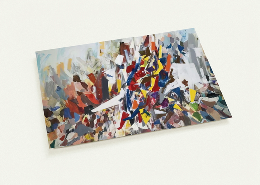 9th Street - 1978 By Robert Goodnough Pack of 10 Post Cards | Robert Goodnough Post Cards | A6 (10.5 x 14.8 cm) - 4.1 x 5.8 inches