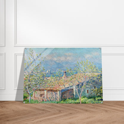 Gardener's House at Antibes - claude monet Acrylic Print - 70x100 cm / 28x40″ inches