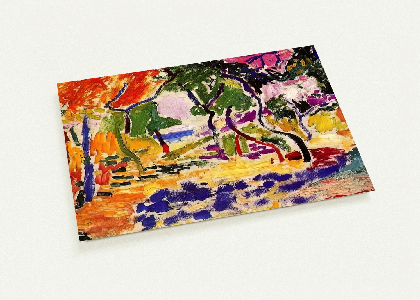 COUNTRYSIDE AT COLLIOURE 1905 By Henri Matisse Pack of 10 Post Cards | Henri Matisse Post Cards | A6 (10.5 x 14.8 cm) - 4.1 x 5.8 inches