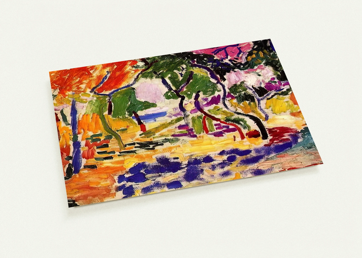 COUNTRYSIDE AT COLLIOURE 1905 By Henri Matisse Pack of 10 Post Cards | Henri Matisse Post Cards | A6 (10.5 x 14.8 cm) - 4.1 x 5.8 inches