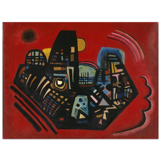 Wassily Kandinsky - BLACK RED 1928 Fine Art Poster - Default Title