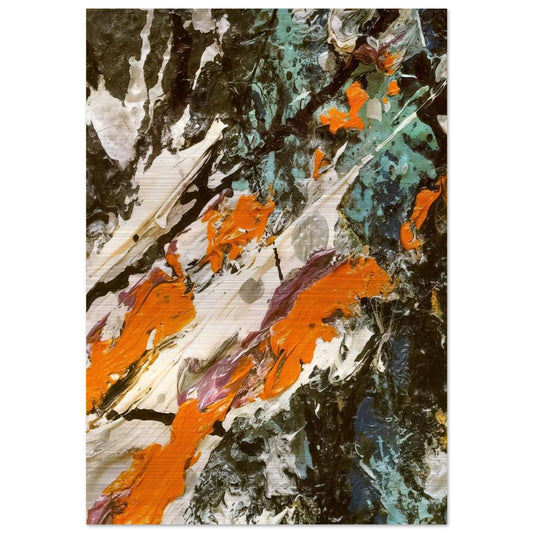 FULL FATHOM FIVE - Jackson Pollock Brushed Aluminum Print - 70x100 cm / 28x40 inches | Jackson Pollock Aluminum Print | Jackson Pollock Prints