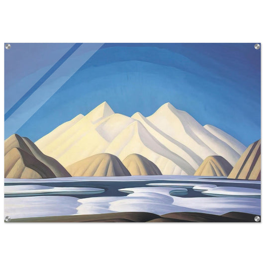 Baffin Island - 1931 - Lawren Harris Acrylic Print - 70x100 cm / 28x40″ inches | Lawren Harris Wall Art | Lawren Harris Prints