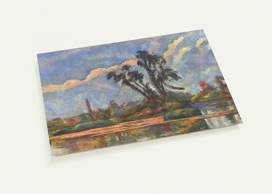 Bank of the Oise By Paul Cézanne Pack of 10 Post Cards | Paul Cézanne Post Cards | A6 (10.5 x 14.8 cm) - 4.1 x 5.8 inches