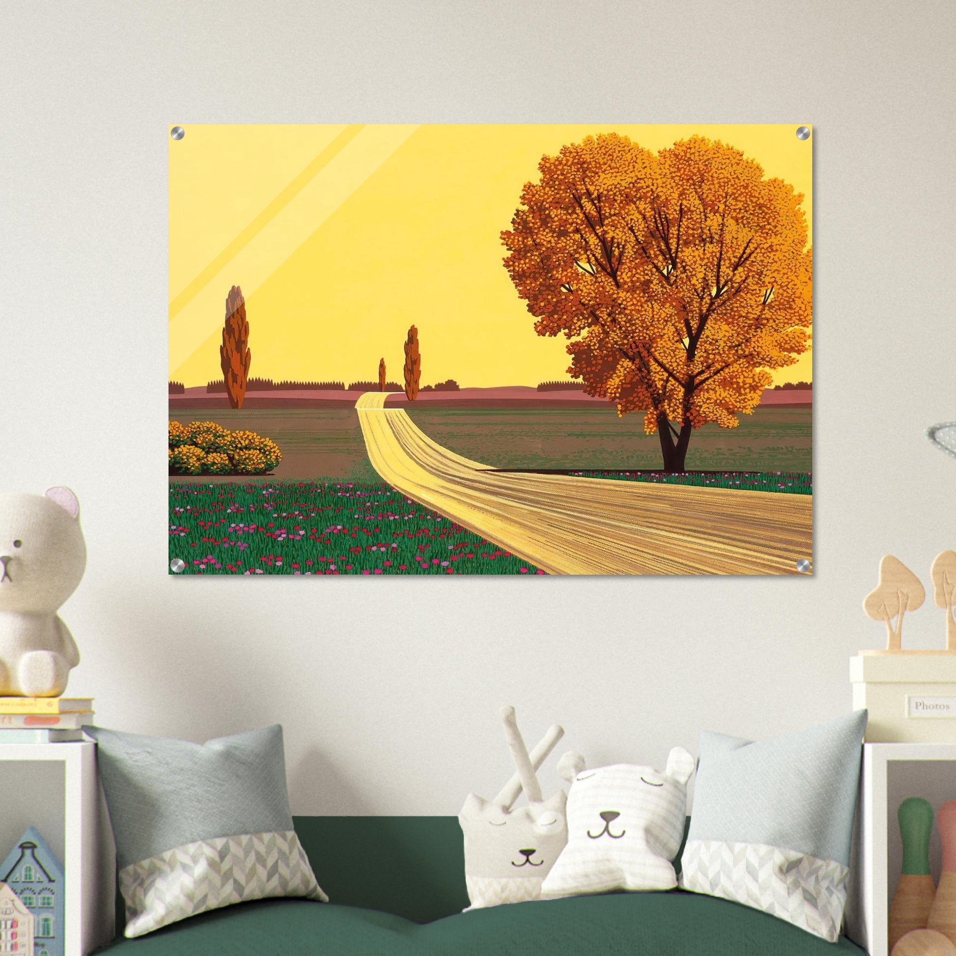 Autumn - Hiroshi Nagai Acrylic Print - 70x100 cm / 28x40″ inches | Hiroshi Nagai Wall Art | Hiroshi Nagai Prints