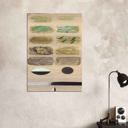 Life Cycle of a Leaf - Expressionism - Morris Graves Brushed Aluminum Print - 70x100 cm / 28x40 inches | Morris Graves Aluminum Print | Morris Graves Prints