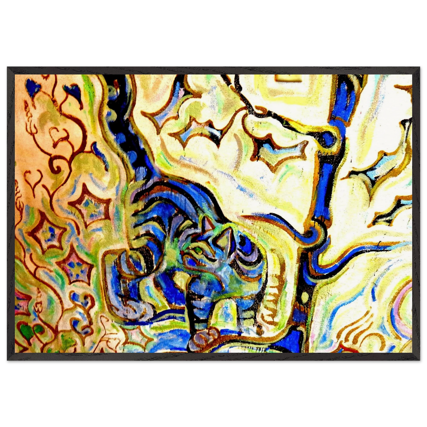 Walter Anderson N14 - Walter Inglis Anderson Framed Art Print – Black Wooden Frame - Default Title - -Framed Art Print