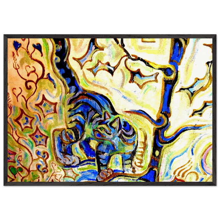 Walter Anderson N14 - Walter Inglis Anderson 70x100 cm / 28x40 inches Framed Art Print – Black Wooden Frame | Walter Anderson Prints