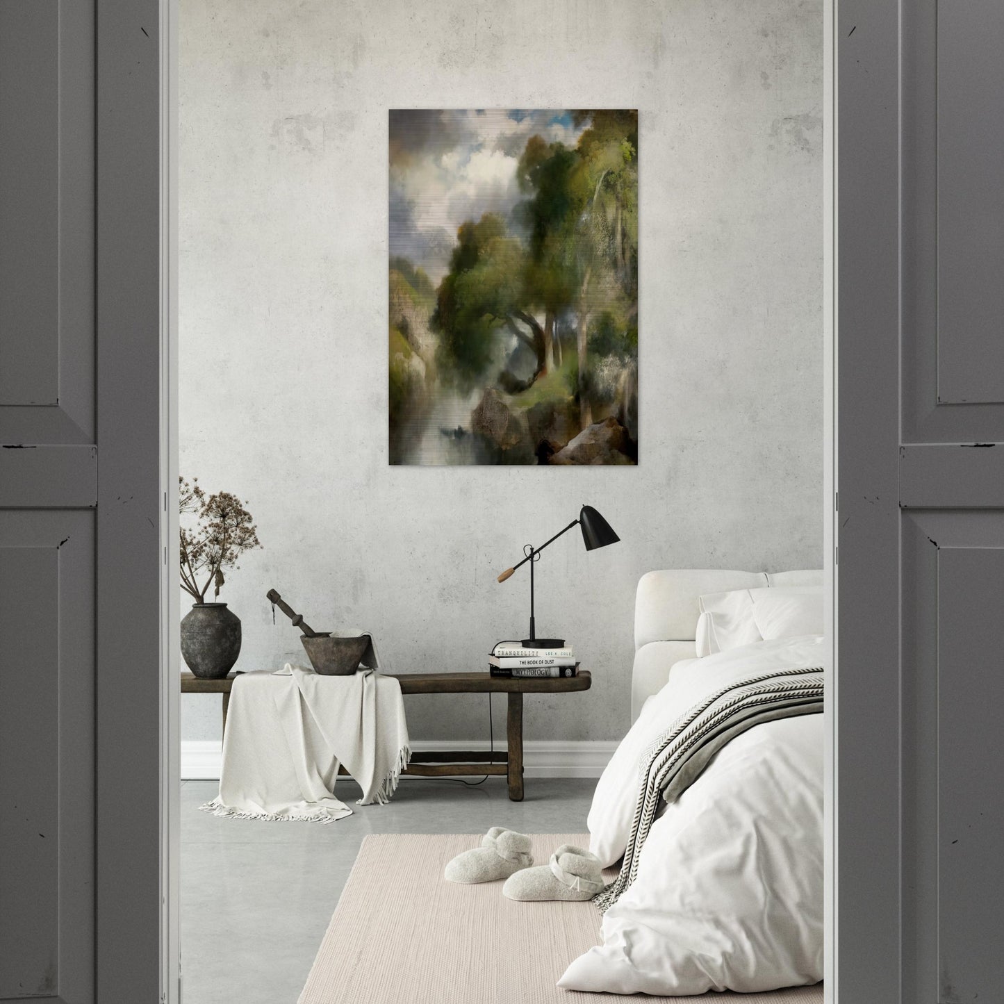 California Landscape - Thomas Moran Brushed Aluminum Print - 70x100 cm / 28x40 inches | Thomas Moran Aluminum Print | Thomas Moran Prints