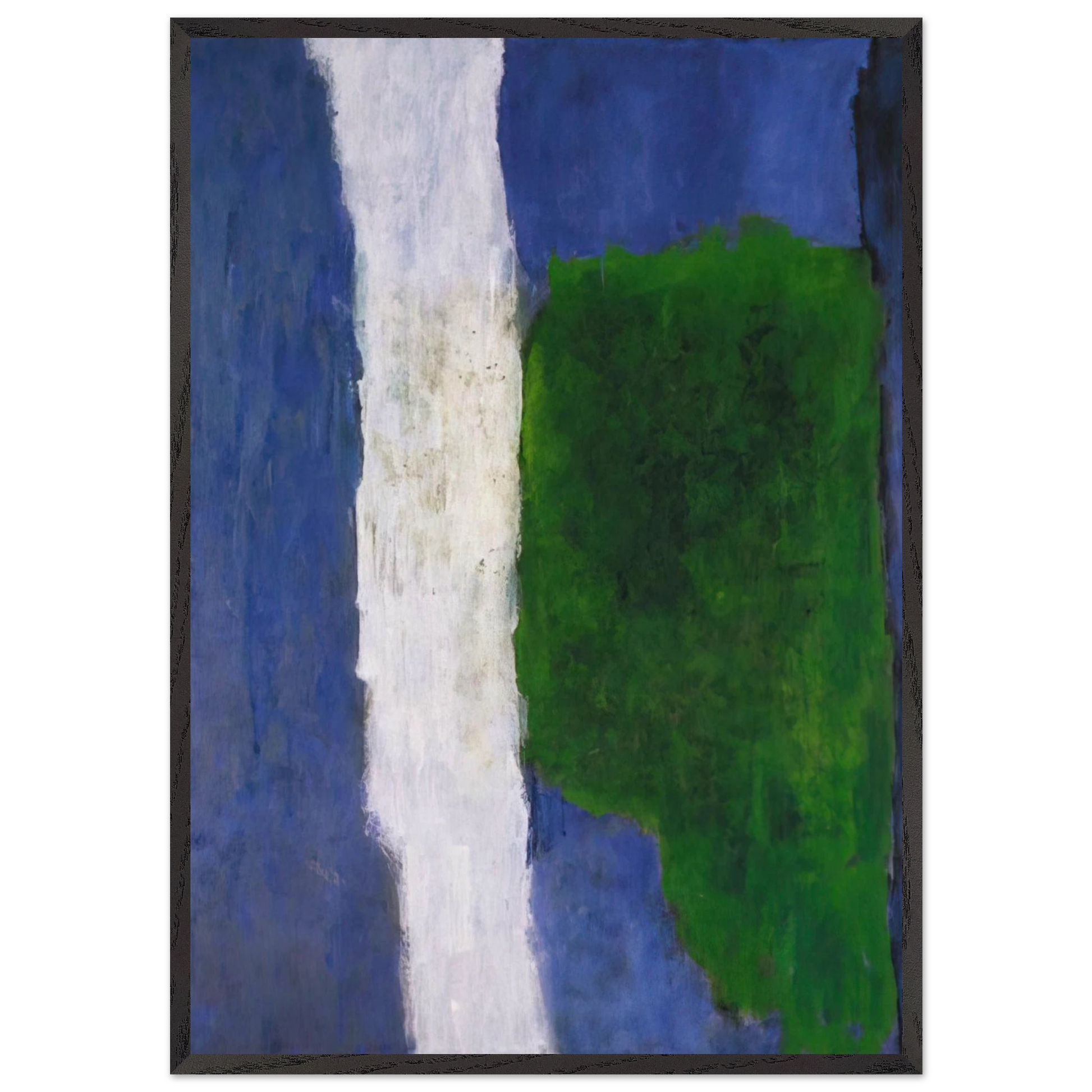 Archimandrite - 1960 - Theodoros Stamos Framed Art Print – Black Wooden Frame - Default Title - -Framed Art Print