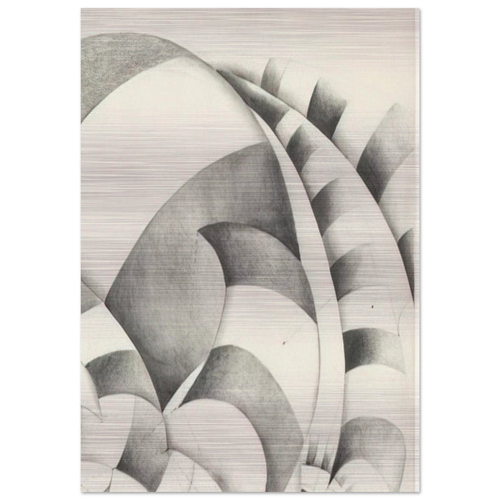 UNTITLED 1967 - Lee Bontecou Brushed Aluminum Print - 70x100 cm / 28x40 inches | Lee Bontecou Aluminum Print | Lee Bontecou Prints