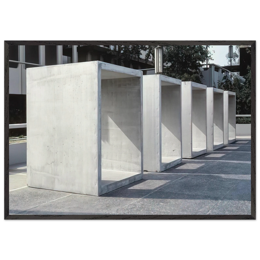 Untitled for Leo Castelli - 1977 - Donald Judd 70x100 cm / 28x40 inches Framed Art Print – Black Wooden Frame