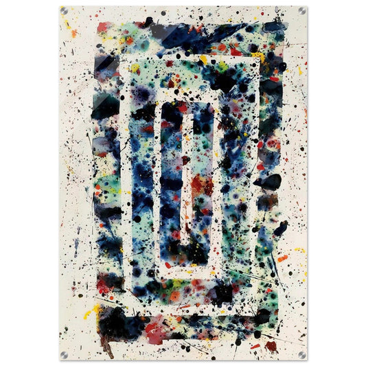 Untitled  SF75-102  - Sam Francis Acrylic Print - 70x100 cm / 28x40″ inches | Sam Francis Wall Art | Sam Francis Prints
