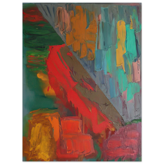 John Hoyland - Landslide - 1978 Fine Art Poster - Default Title