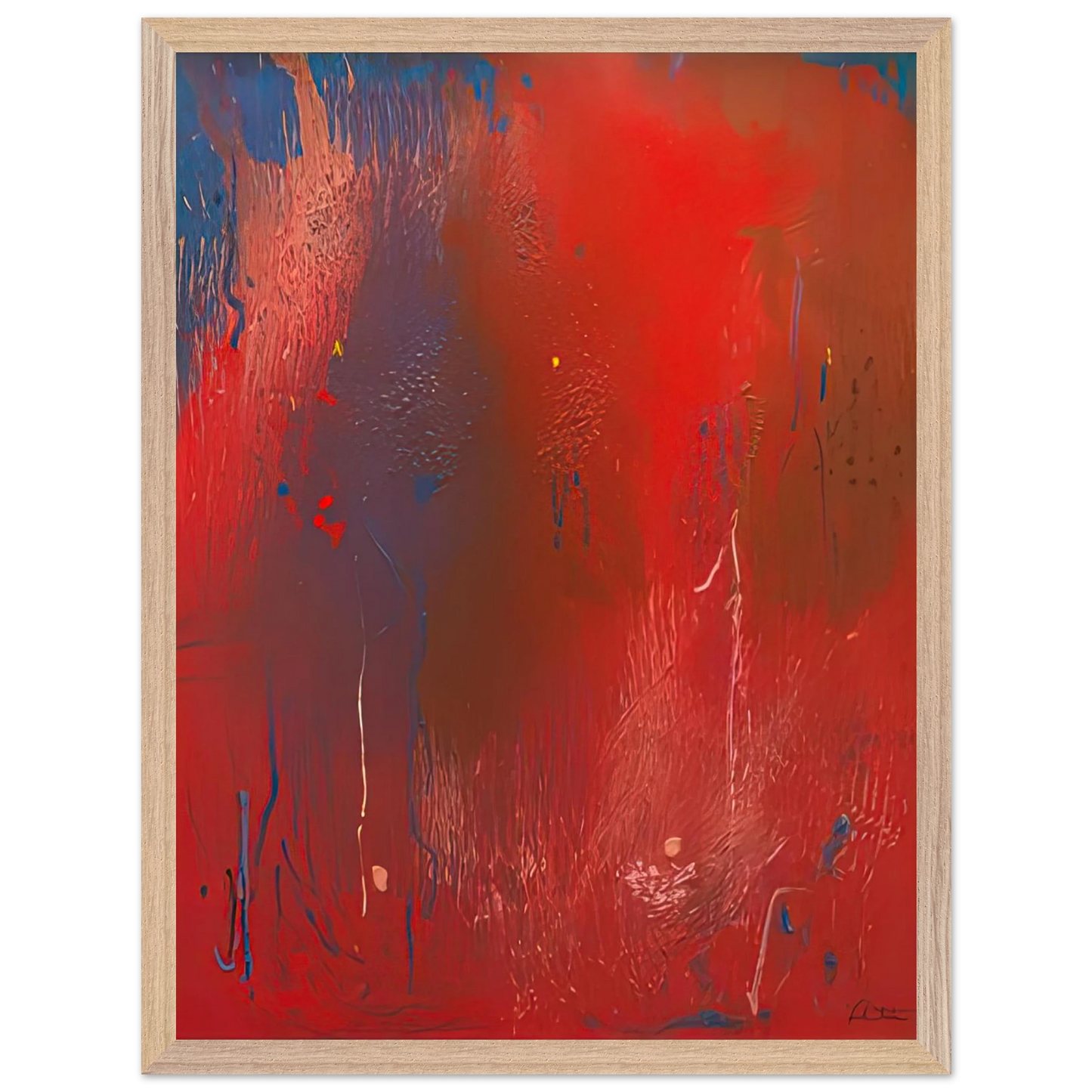 Helen Frankenthaler - Warrior, 1991- Wall Art - 30x40 cm / 12x16 inches - Fine Art Poster - -