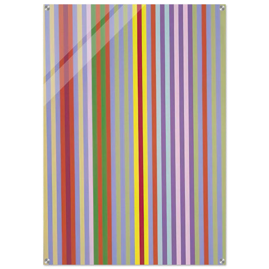 Sweet Carburetor - 1969 - Gene Davis Acrylic Print - 70x100 cm / 28x40″ inches | Gene Davis Wall Art | Gene Davis Prints