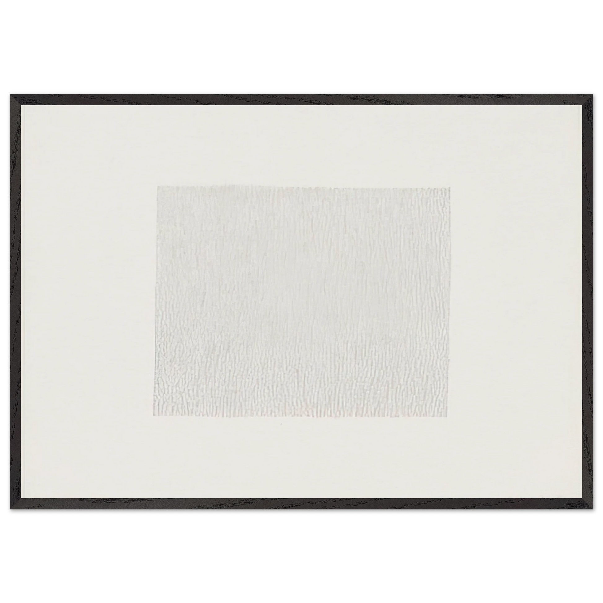 Vertical Lines Not Touching - Sol LeWitt Framed Art Print – Black Wooden Frame - Default Title - -Framed Art Print