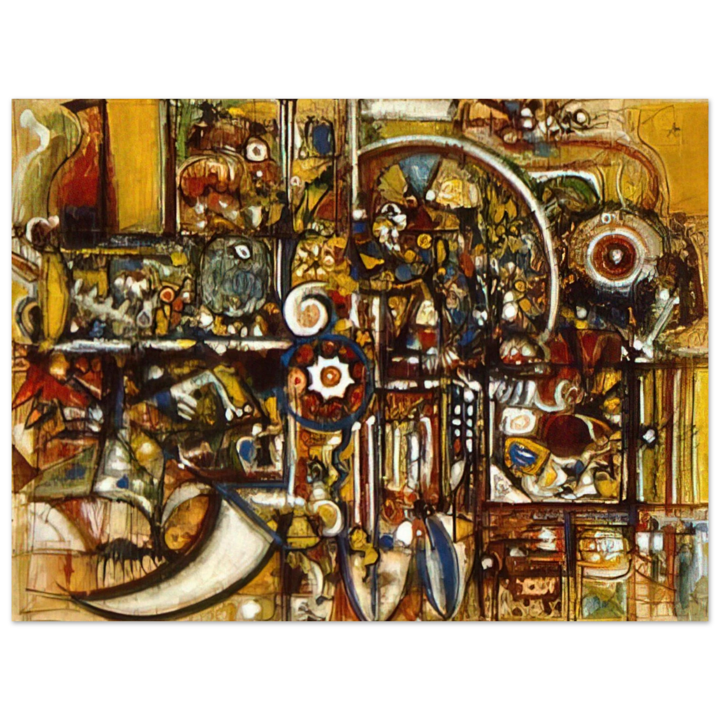 Richard Pousette-Dart - Opaque Harmony Fine Art Poster - Default Title