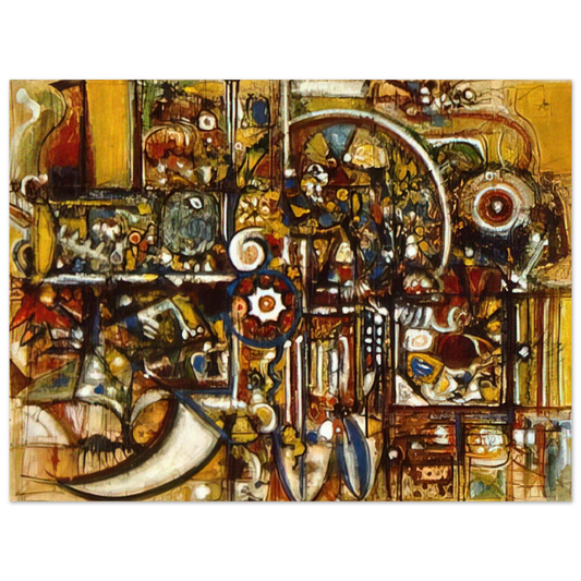 Richard Pousette-Dart - Opaque Harmony Fine Art Poster - Default Title