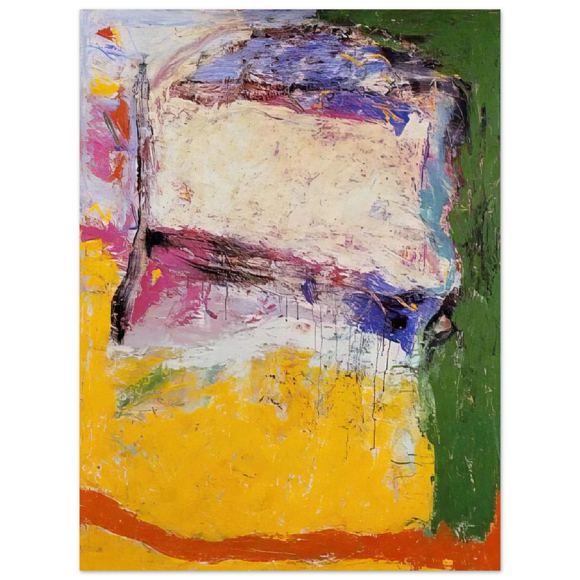 Gene Davis - Bay - 1958 Fine Art Poster - Default Title