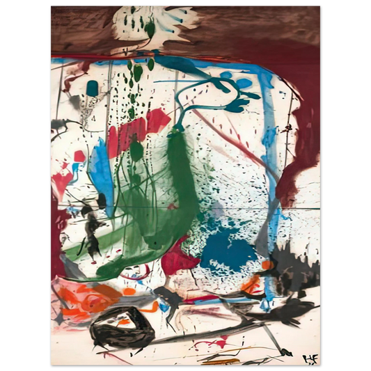 Helen Frankenthaler - Las Mayas, 1958- Wall Art - 21x29.7 cm / 8x12" - Fine Art Poster - -