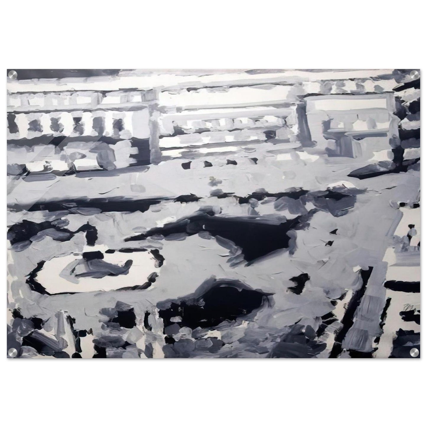 TOWNSCAPE M6 1968 - Gerhard Richter Acrylic Print - 70x100 cm / 28x40″ inches