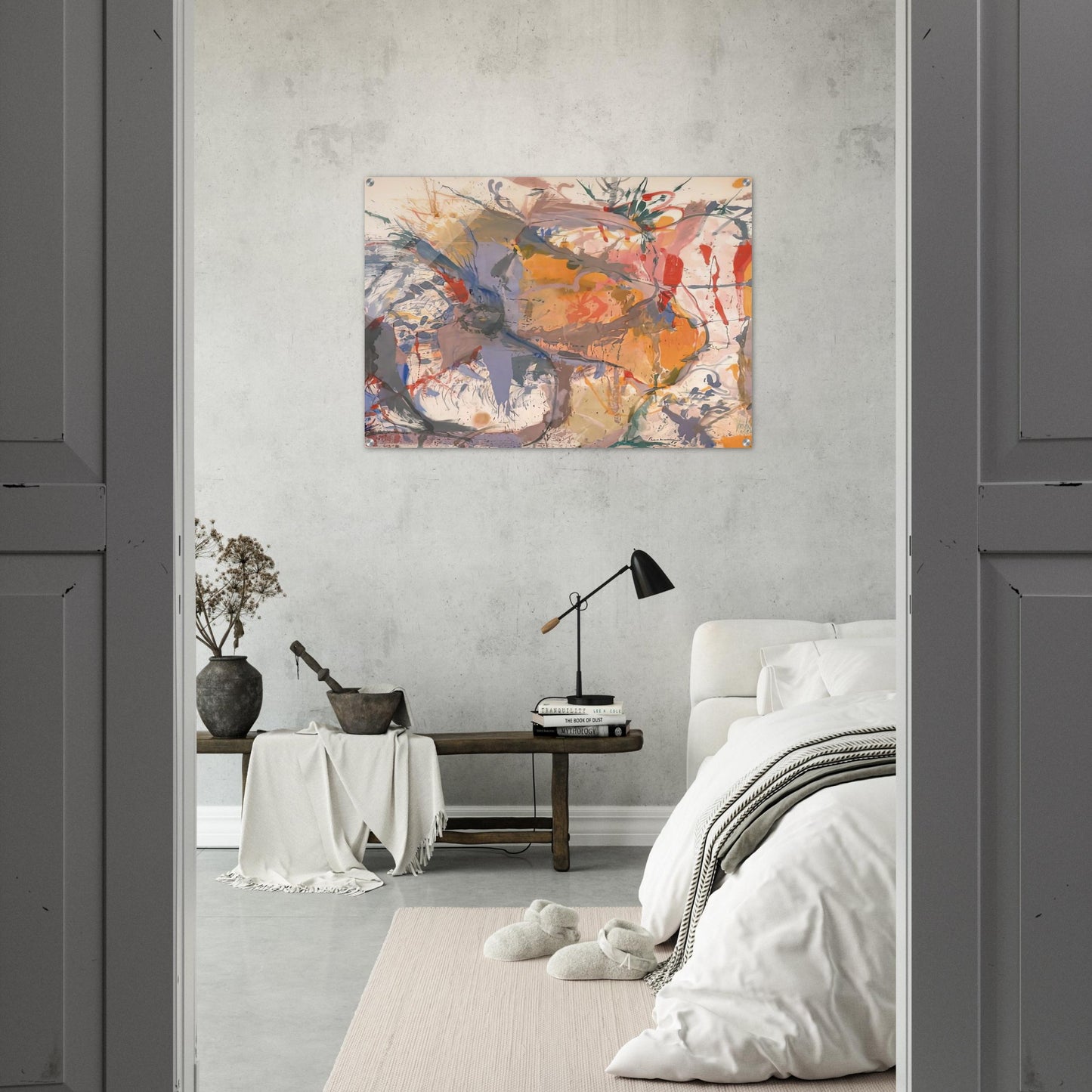 Before the Caves, 1958- - Helen Frankenthaler Acrylic Print - 70x100 cm / 28x40″ inches | Helen Frankenthaler Wall Art | Helen Frankenthaler Prints