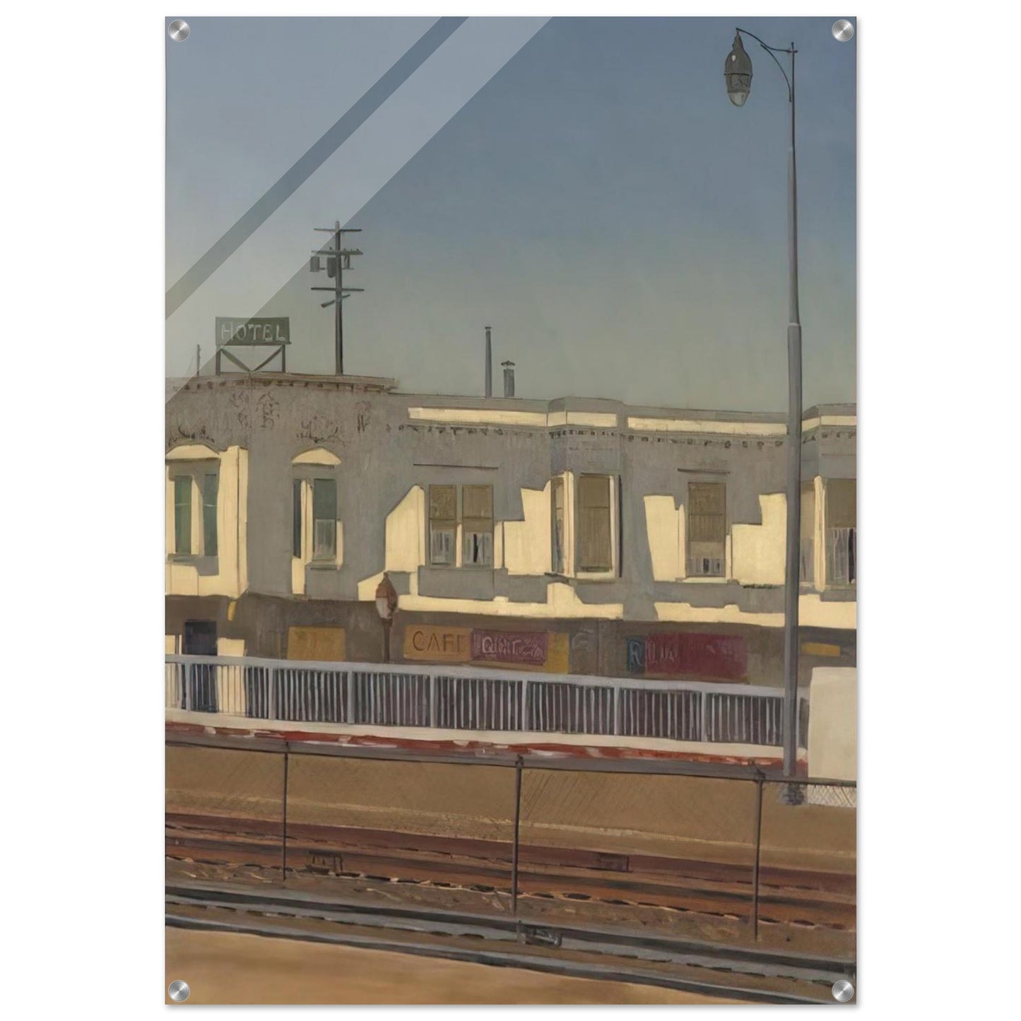 Palo Alto Circle - Richard Diebenkorn Acrylic Print - 70x100 cm / 28x40″ inches | Richard Diebenkorn Wall Art | Richard Diebenkorn Prints