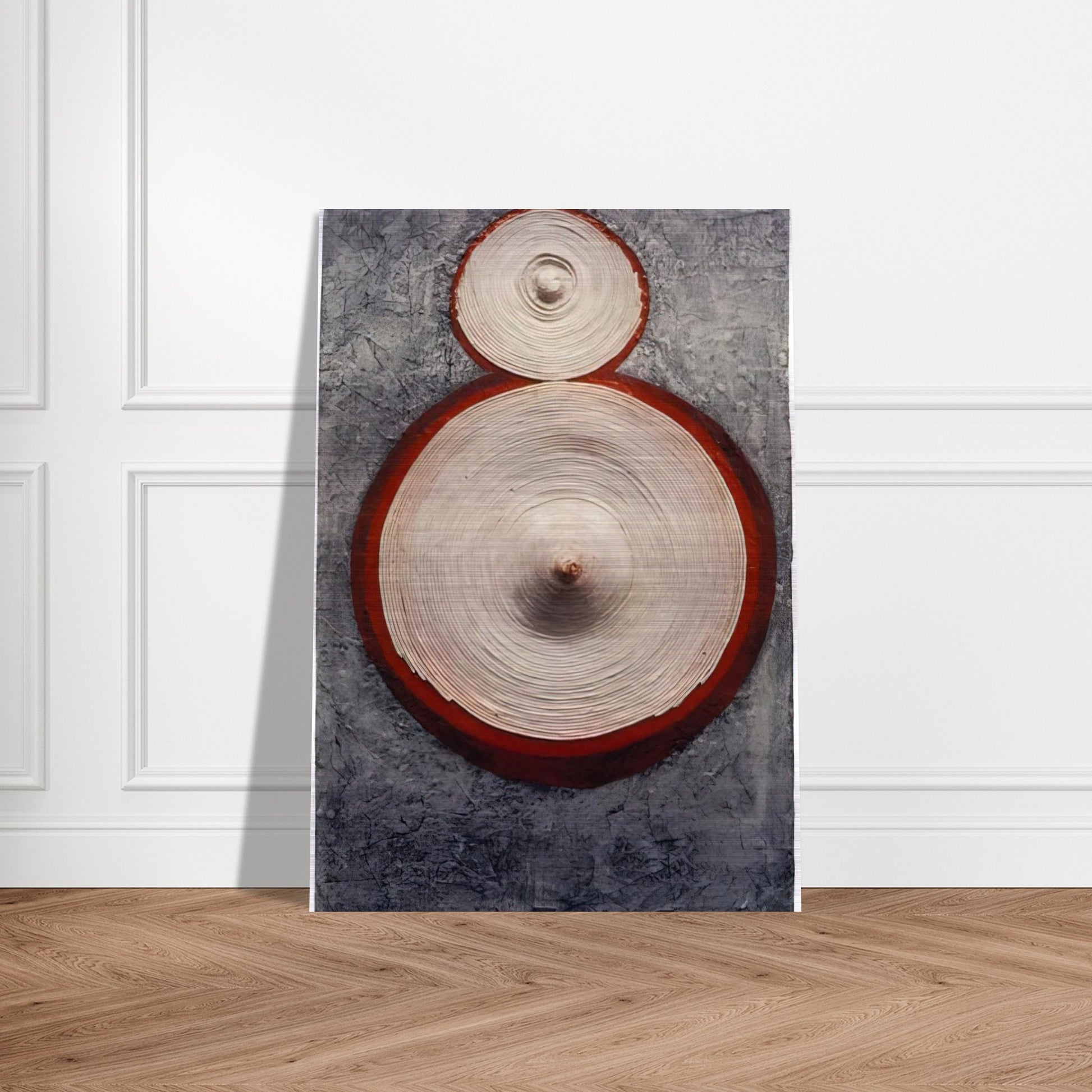 RINGAROUND AROSIE 1965 - Eva Hesse Brushed Aluminum Print - 70x100 cm / 28x40 inches | Eva Hesse Aluminum Print | Eva Hesse Prints
