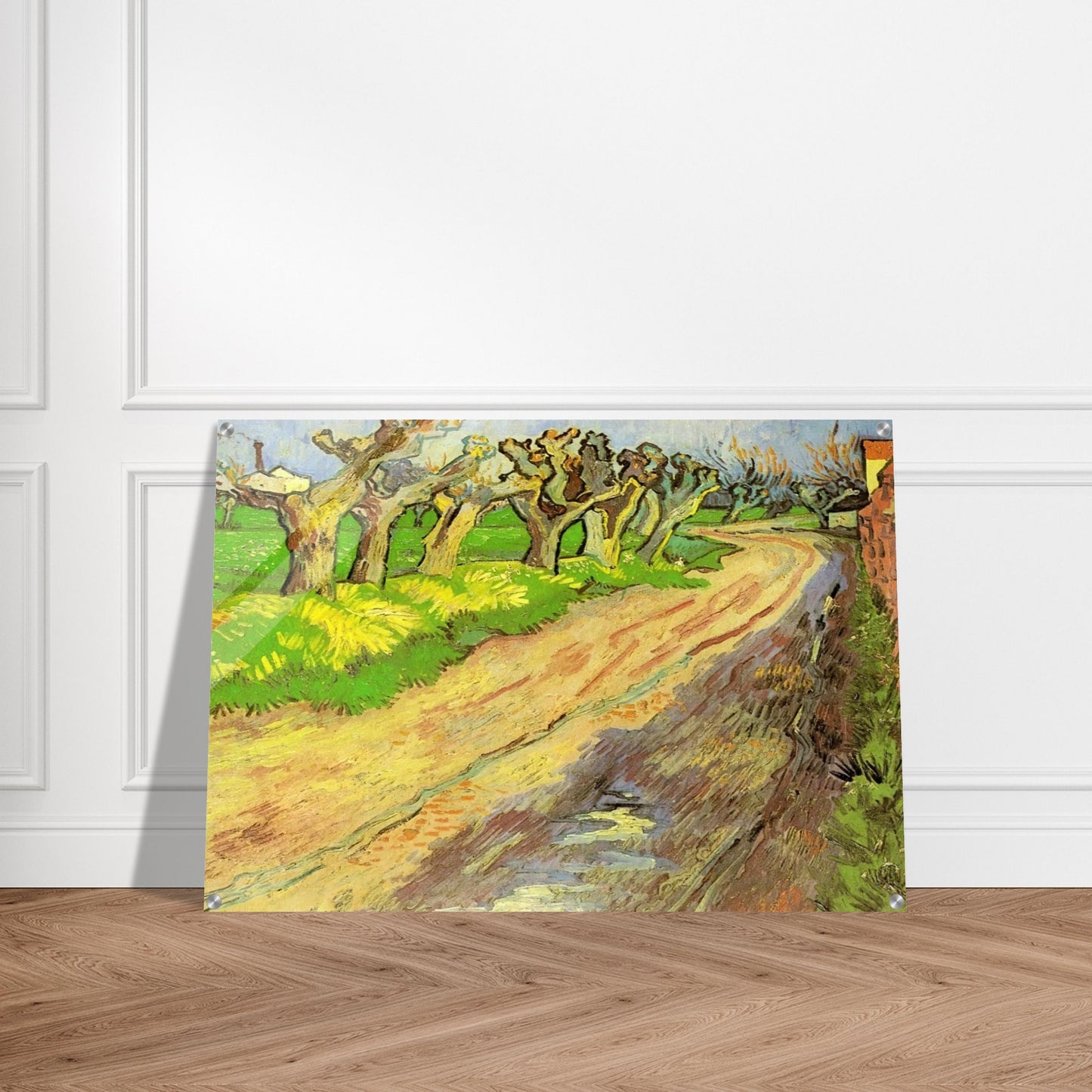 Pollard Willows - Vincent van Gogh Acrylic Print - 70x100 cm / 28x40″ inches | Vincent van Gogh Wall Art | Vincent van Gogh Prints