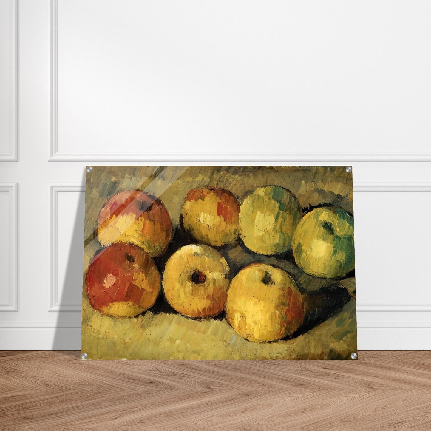 Apples - Paul Cézanne Acrylic Print - 70x100 cm / 28x40″ inches | Paul Cézanne Wall Art | Paul Cézanne Prints