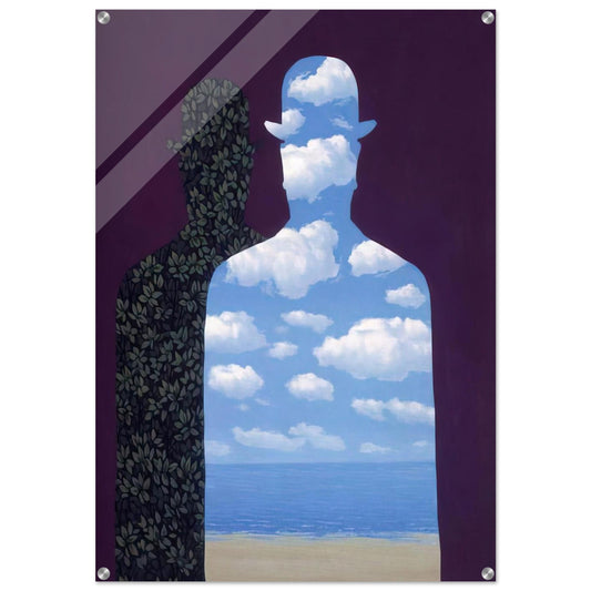 HIGH SOCIETY 1962 - Rene Magritte Acrylic Print - 70x100 cm / 28x40″ inches | Rene Magritte Wall Art | Rene Magritte Prints
