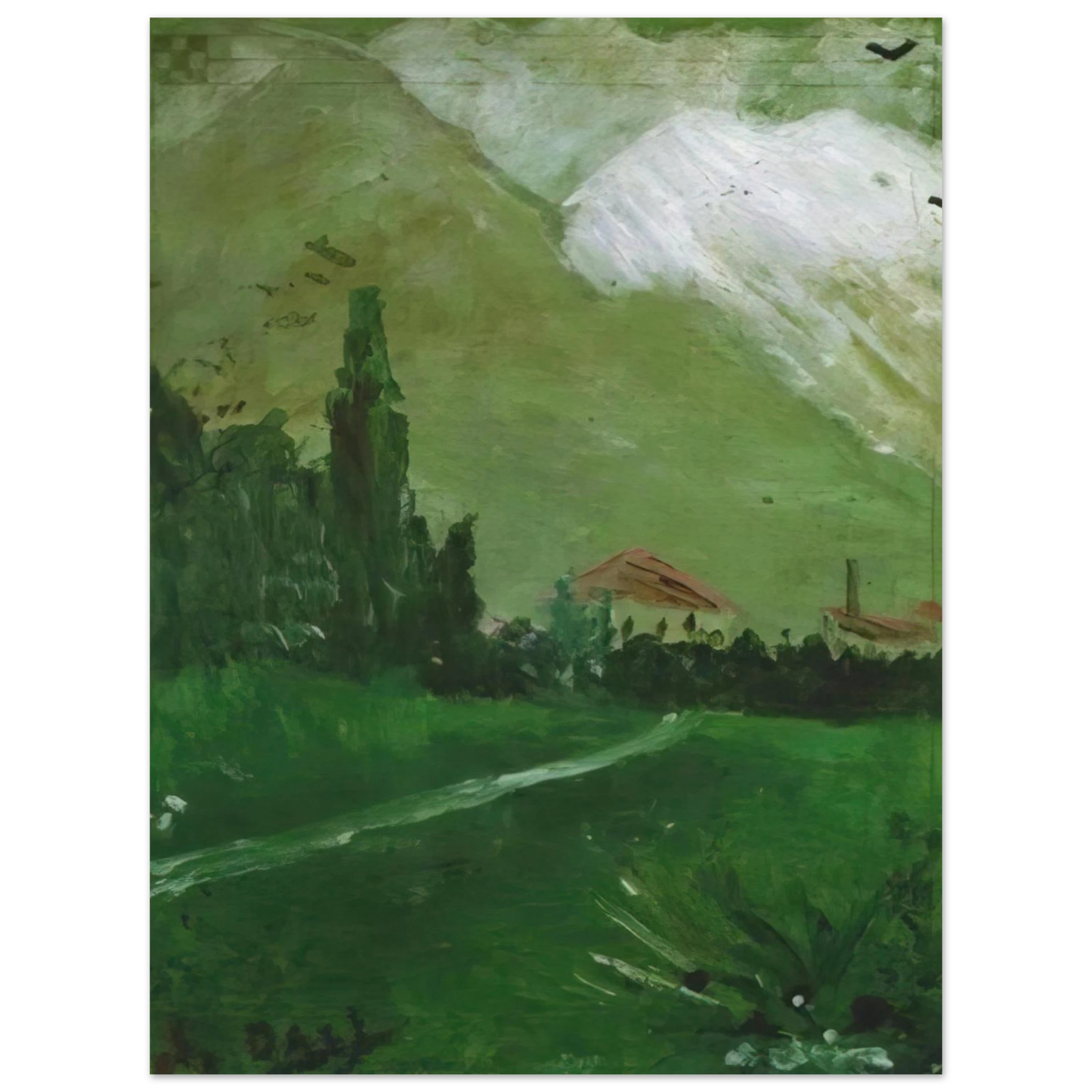 Salvador Dali - LANDSCAPE NEAR FIGUERAS Fine Art Poster - Default Title